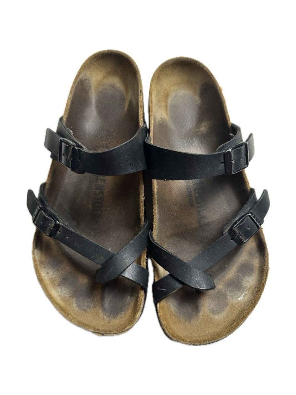 Birkenstock Mayari Birko-Flor Women’s Slide Sandal Black US 7 EU 38